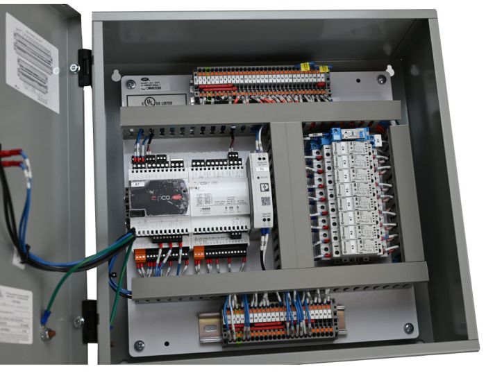 Factory Installed Electrical Control Box – UL Listed – 4 Exhaust/4 Supply 1353-INSTALL SHOP HOODS, ACCESSORIES, Electrical Systems, Electrical Control Box