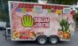 Hoodmart Stainless Steel Integrated Exhaust Hood and Fan System - Low Box Concession w/double Exhaust Louver 11' X 40" - Patent Pending LBOX-AV12C SHOP HOODS, COMMERCIAL HOOD PACKAGES, Concession Hood Packages, Integrated Exhaust Hood and Fan System for Food Truck / Concession