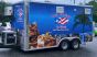 Hoodmart Stainless Steel Integrated Exhaust and MUA Low Box Concession Hood System w/Kidde Fire Suppression LBMUA-AV11C-KF SHOP HOODS, COMMERCIAL HOOD PACKAGES, Concession Hood Packages, Make-up Air Exhaust Hood & Fan for Food Truck with Fire Suppression