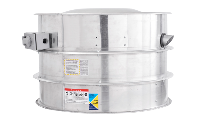 Belt Drive Centrifugal Upblast Hurricane Exhaust Fan 4400 CFM, 1333 RPM, 1PH 52B3H-4400-FF SHOP HOODS, EXHAUST/SUPPLY FANS, Hurricane Rated Fans, Belt Drive Exhaust Fans, Exhaust Fans, 3 Phase