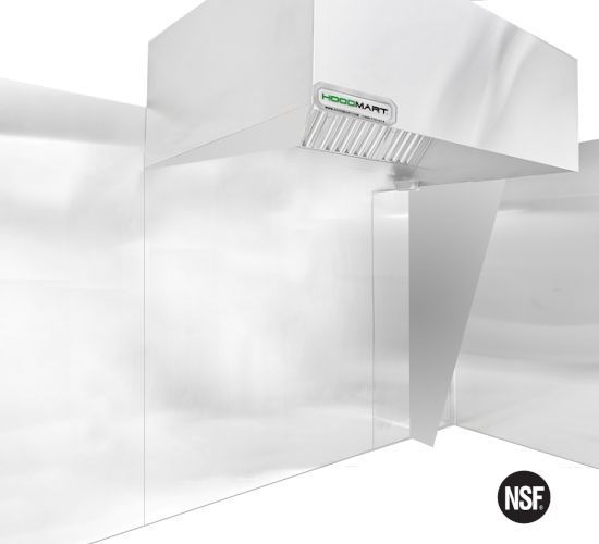 (Right) Stainless Steel Side Insulated Curtains Full L/R -23" Top 78" High 20" Bottom SIDE_CURTAIN_INS_FULL_RIGHT SHOP HOODS, ACCESSORIES, SIDE CURTAINS, FULL PANELS (INSULATED)