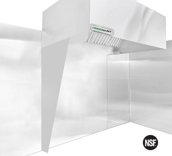 (Left) Stainless Steel Side Insulated Curtains Full L/R -23" Top 78" High 20" Bottom SIDE_CURTAIN_INS_FULL_LEFT SHOP HOODS, ACCESSORIES, SIDE CURTAINS, FULL PANELS (INSULATED)