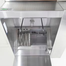 Restaurant Hood w/(BRP) Back Return Plenum Makeup-Air 4'x48"