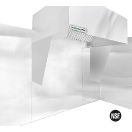 (Pair) Stainless Steel Side Curtains Half L/R -23" Top 48" High 20" Bottom