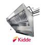 Hoodmart Stainless Steel Integrated Exhaust Low Box Concession Hood System w/Kidde Fire Suppression LBOX-AV4C-KF SHOP HOODS, COMMERCIAL HOOD PACKAGES, Concession Hood Packages, Integrated Exhaust Hood and Fan System for Food Truck / Concession w/ Fire Suppression, New LBOX-AV Integrated Food Truck/ Concession Pkg w/ Kidde Fire Suppression
