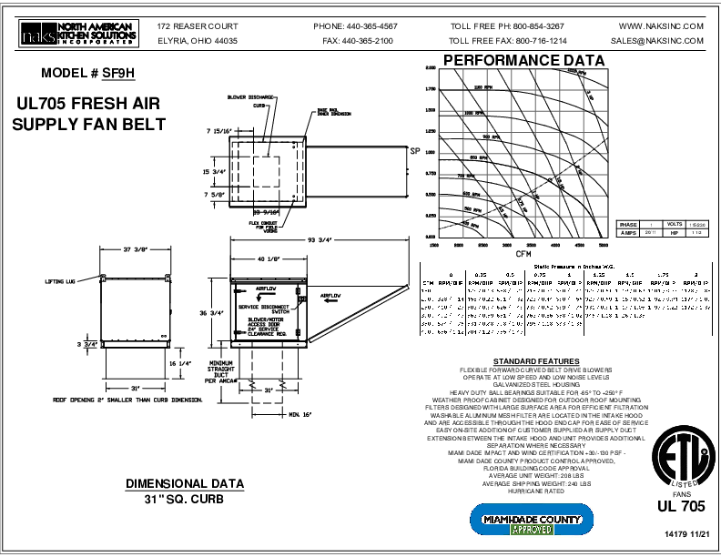 UL705 FRESH AIR SUPPLY FAN BELT