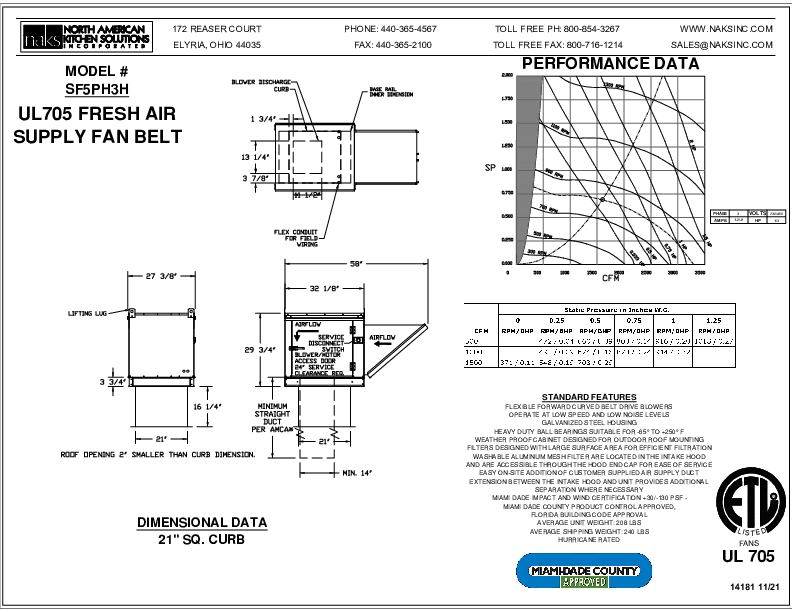 UL705 FRESH AIR SUPPLY FAN BELT