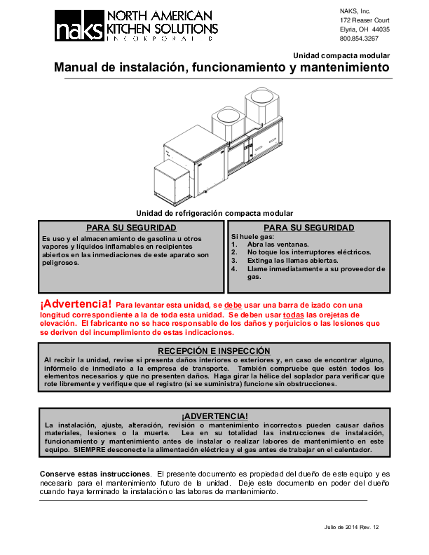 2018 - Instruction Manual – DX Module Espanol