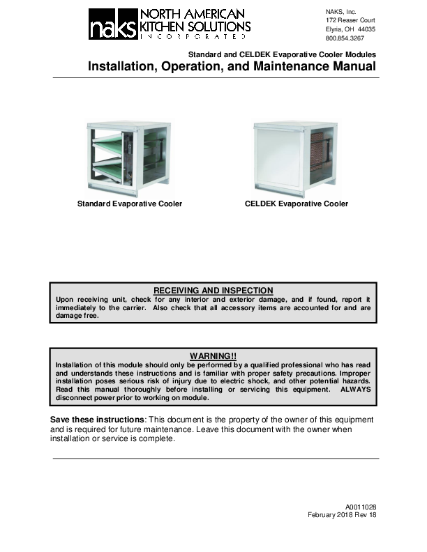 2018 - Instruction Manual – EVAP Module