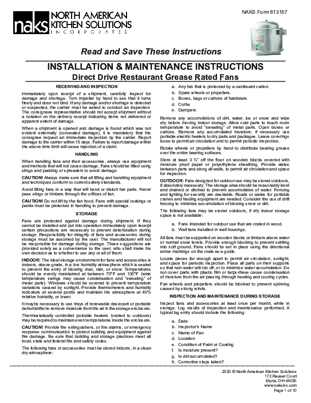 2020 DECA Instruction Manual