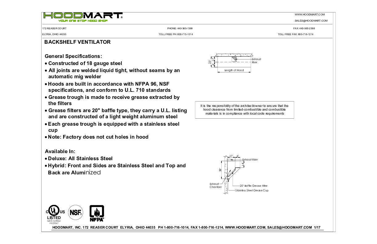 Back Shelf Ventilator