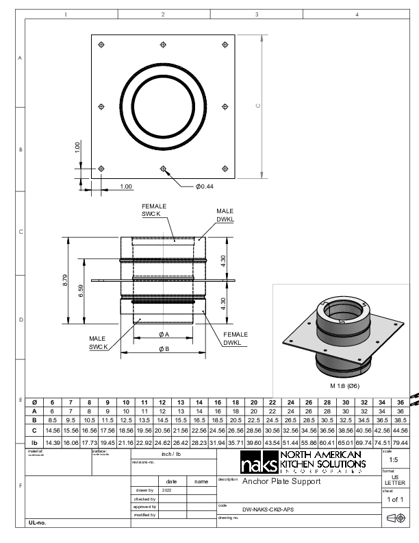 Anchor Plate Support