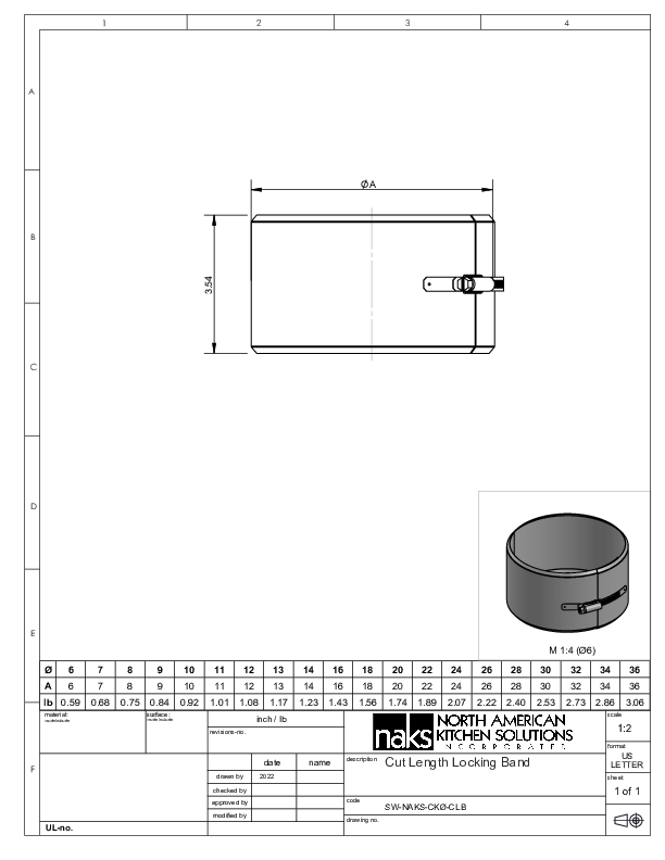 Cut Length Locking Band