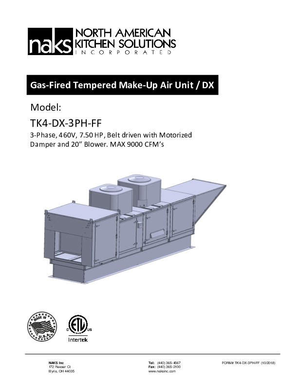 TK4-DX-3PH-FF - 460V