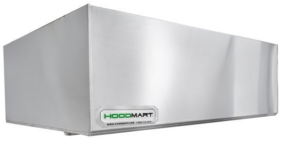 Stainless HoodMart commercial exhaust hood